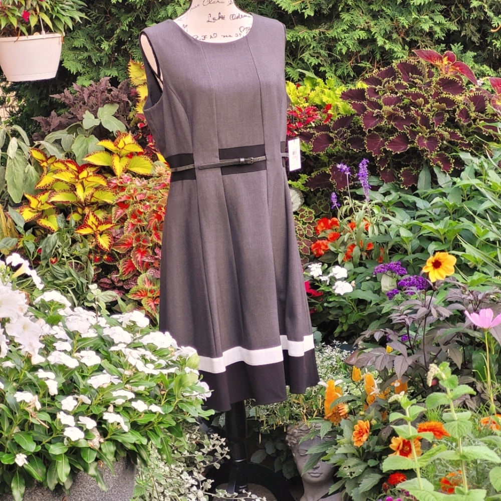 Calvin Klein A-line dress